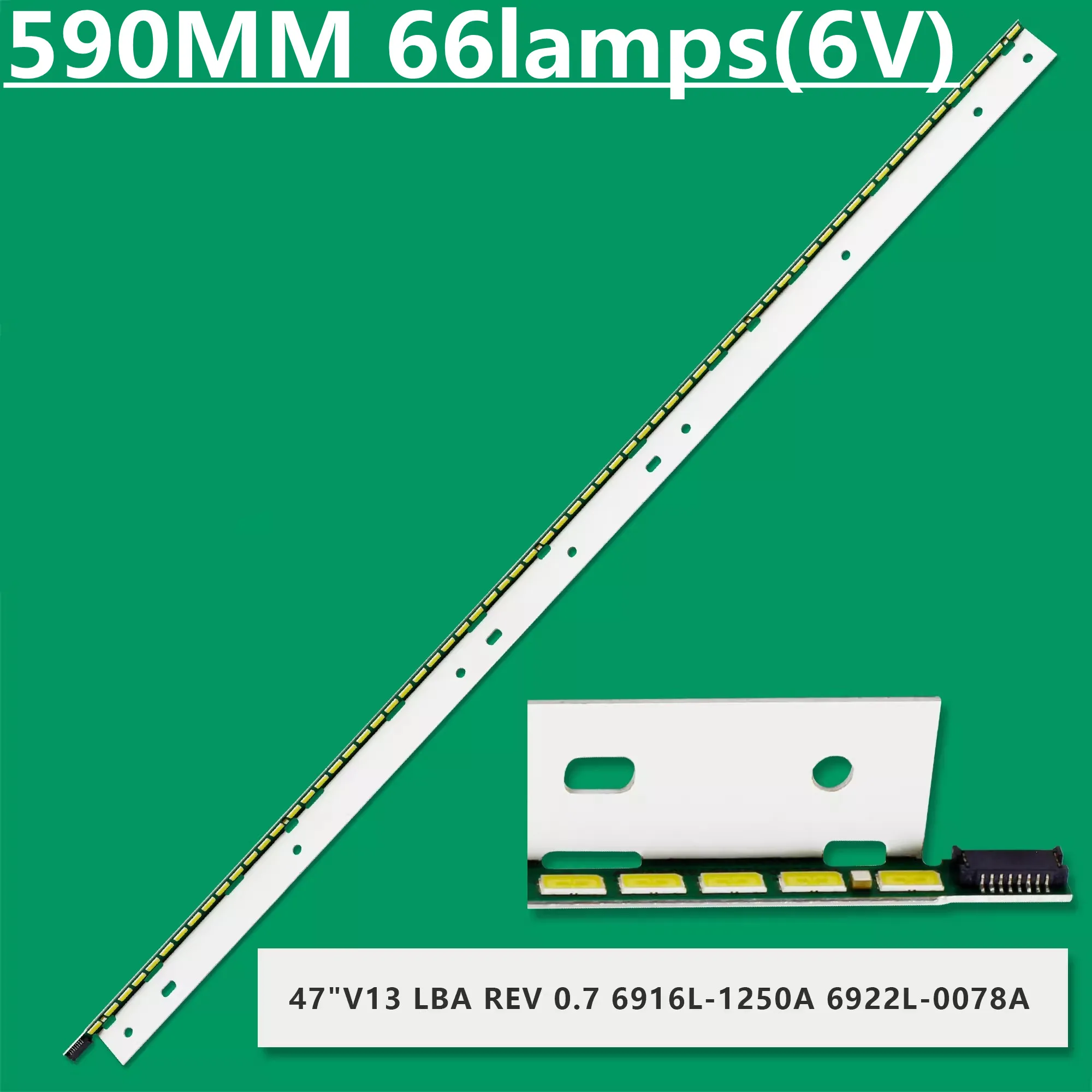 Светодиодная лента для подсветки 47 &quotV13 LBA REV 0.7 6916L-1250A 6922L-0078A TX-L47ET61B TX-L47ET60E TH-L47ET60H
