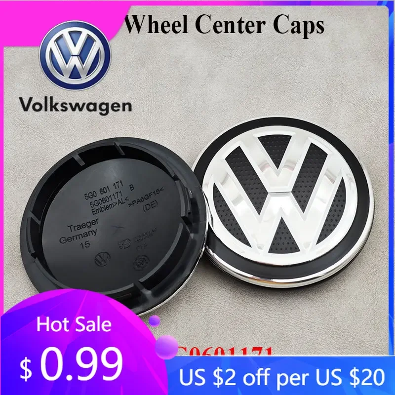 Фото Для VW Volkswagen Jetta MK5 Golf, 20 шт. колпачков для центральных дисков колес диаметром 65 мм, для Volkswagen VW Golf Passat Tiguan Lamando Teram. №1