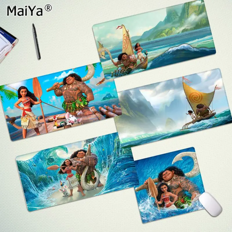 

Disney Moana Your Own Mats Large Gaming Mouse Pad XL Locking Edge Size For Game Keyboard Pad For Gamer
