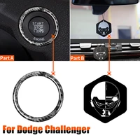for dodge challenger 2015 2016 2017 2018 2019 accessories interior auto dodge challenger ignition switch black carbon fiber