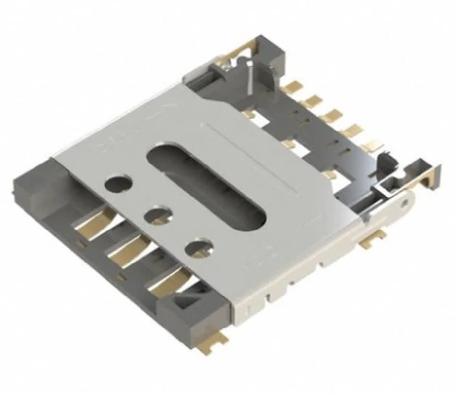 

100pcs SIM8060-6-1-14-00-A Connector NANO Card Slot Card Holder Flip Cover