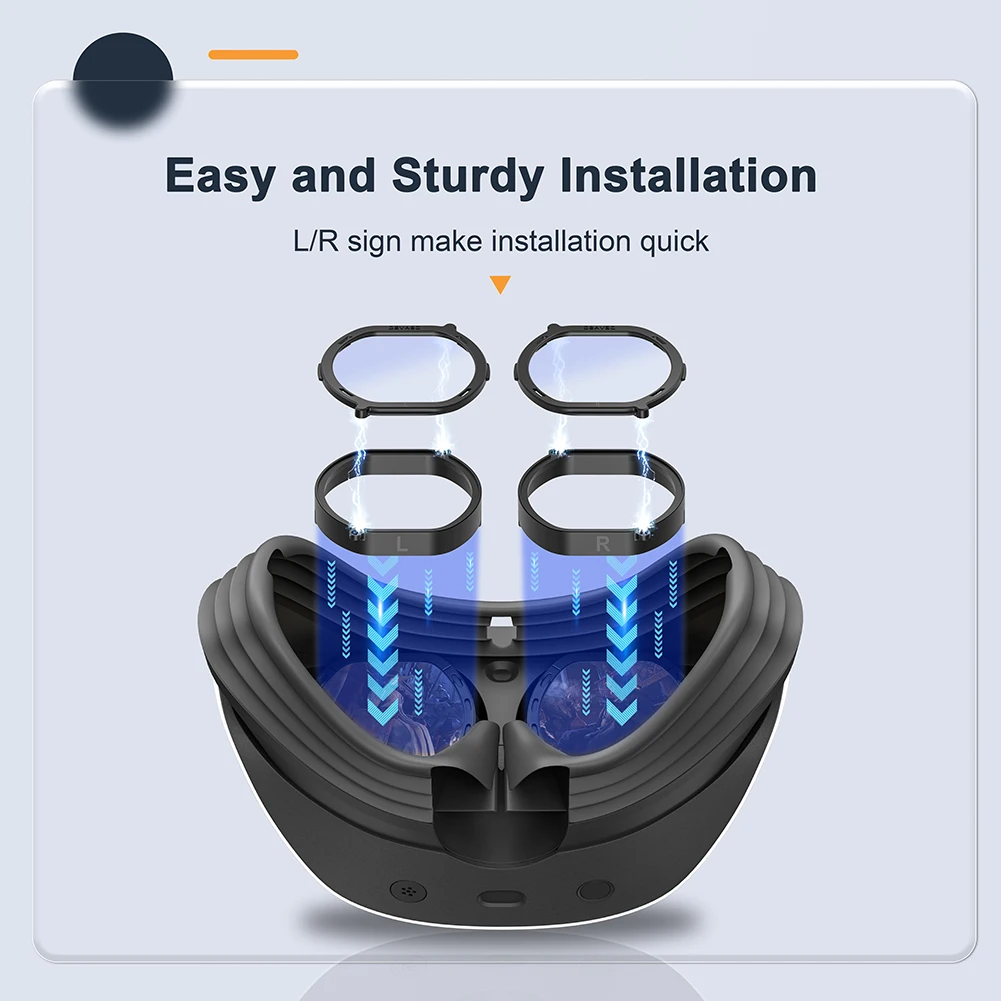 

VR Prescription Lenses For PS VR2 Lens Anti Blue Glasses Quick Disassemble Protection Frame for Sony PSVR2 Accessories