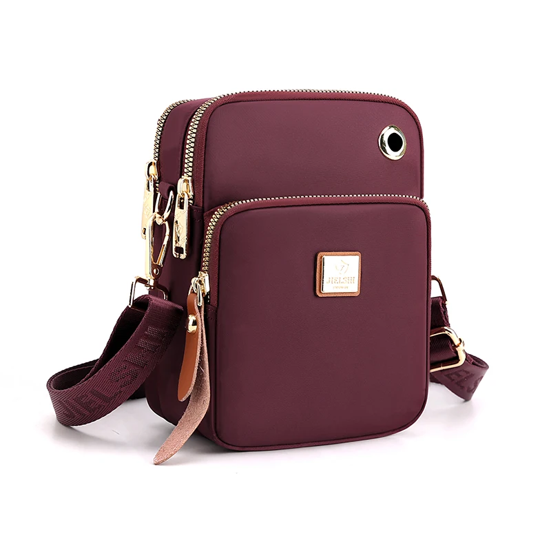 

Small Women Crossbody Bag Nylon stitching tote bag Ladies Shoulder bags Girls Purse Female Mobile Phone Messenger Bag Wallet