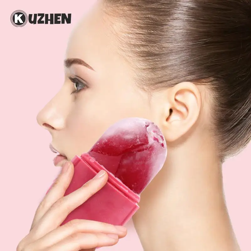 

Facial Lifting Ice Roller Mold Guasha Massager Molds Remove Fine Lines Shrink Pores Reduce Ice Cube Trays Mold Skin Care Tools