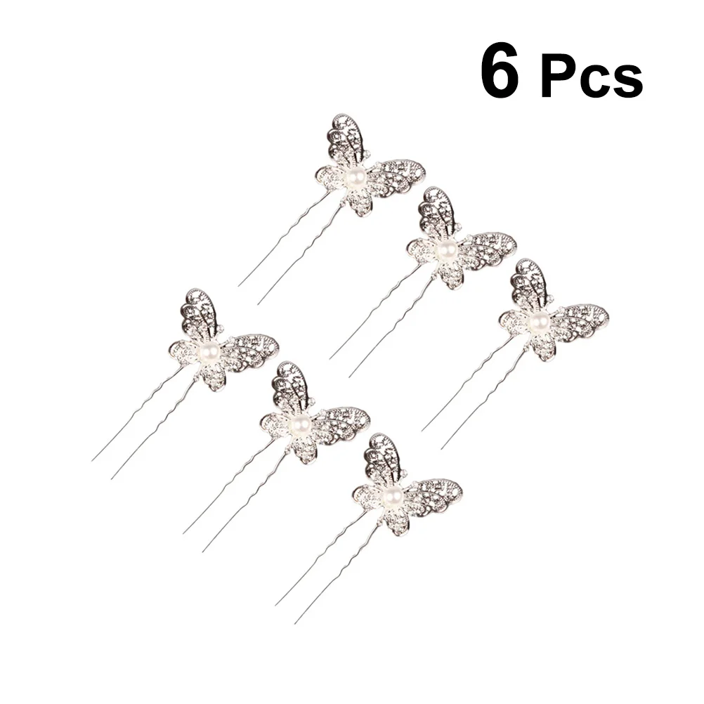 6 шт. палочки для еды U-образная заколка волос свадебные ручки ювелирные изделия