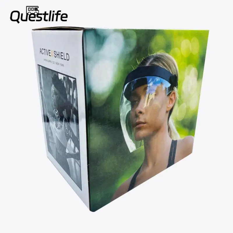 

Upgraded Transparent Protective Mask Fashion Full Face Protective Isolation Mask Outdoor Sports Cycling Face Mask Kitchen Tools