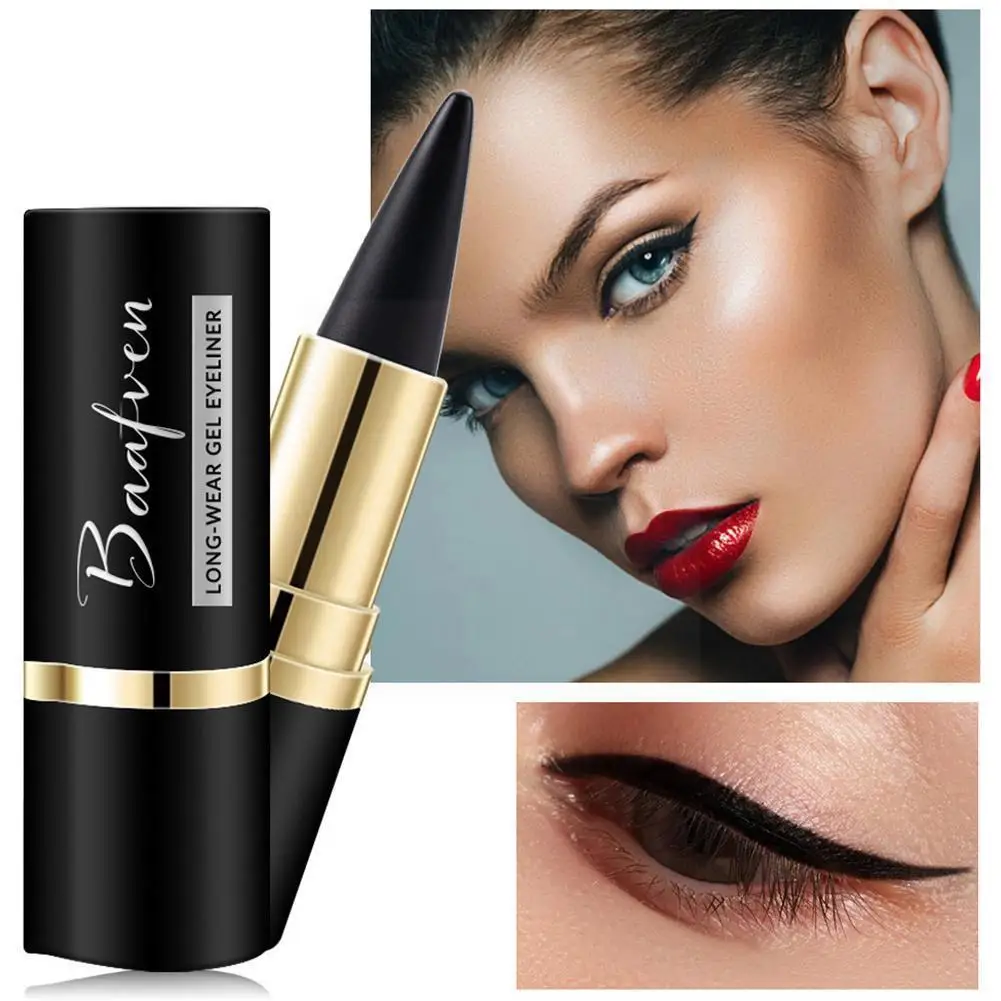 

Eyeliner Makeup Cosmetics Waterproof Long Lasting Quick Smooth Eye Eyeliner Matte Pen Drying Beauty Liner Maquillaje Tool P O9B2