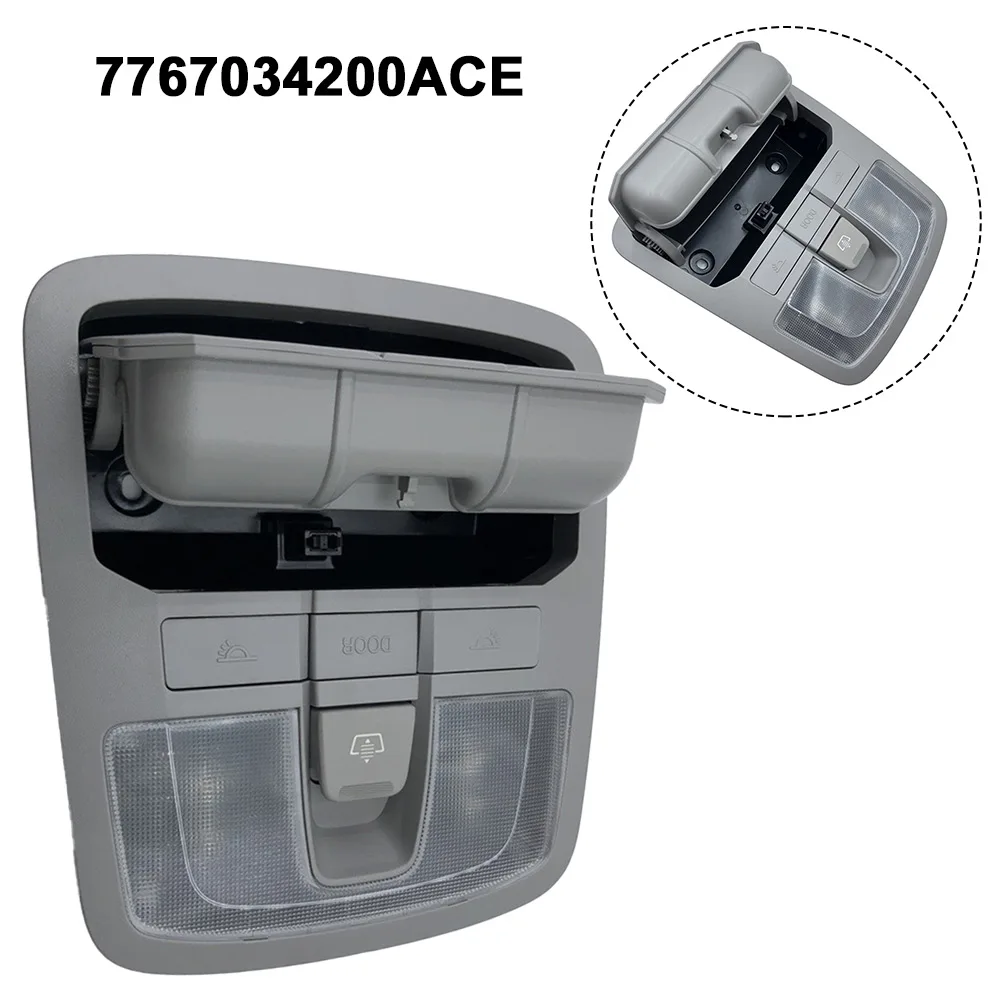 

Brand New Switch Case Part Black For Ssangyong Korando Stavic Gray Reading Lamp S1 Switch Case 1pc 7767034200ACE