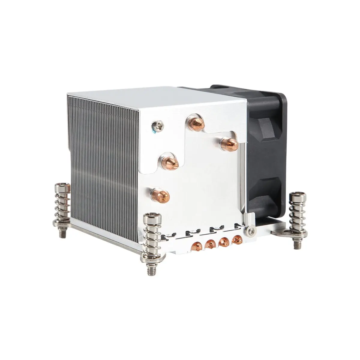 Фото Кулер (ABPO) LGA2011-R63 150 Вт для LGA 2011, радиатор 2U с 4 тепловыми трубками, квадратный тип LGA2011, межцентровое расстояние 80 мм x 80 мм, радиатор охлаждения №5