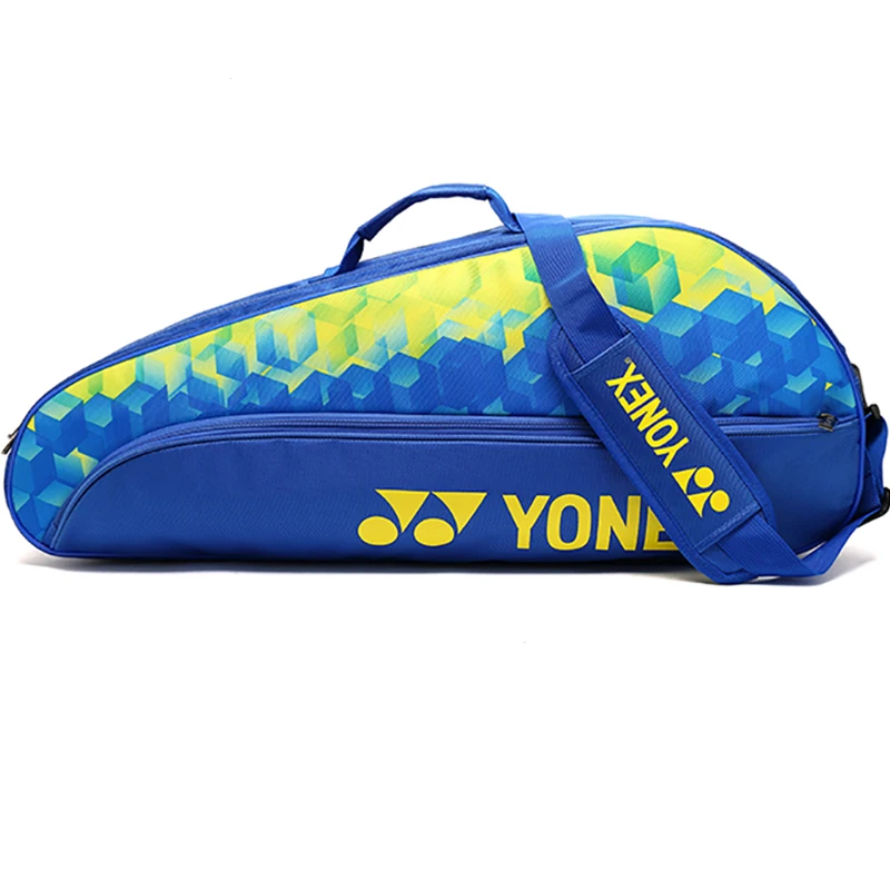 YONEX New Large Single Shoulder Badminton Bag For 3 Rackets Portable Women Men Sports Tennis Bag Handbag For Match Training