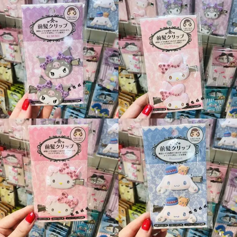 Sanrio Hello Kitty Mymelody Cinnamoroll заколка для волос сломанная аксессуары зажим в виде