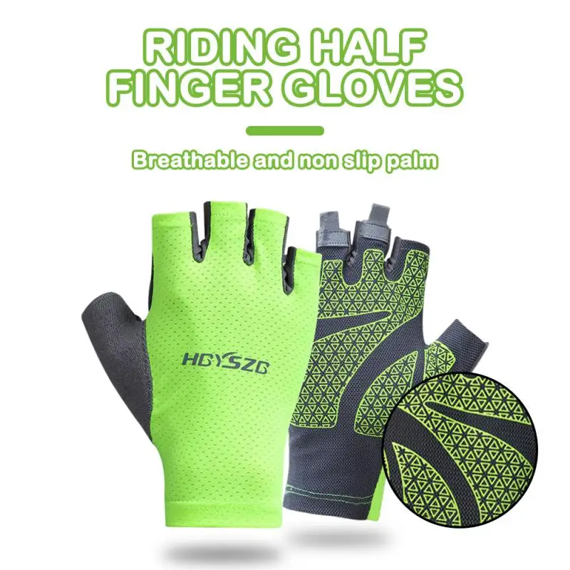 

Half Finger Gel Cycling Gloves Men Women Breathable Anti-slip MTB Bike Bicycle Gloves Summer Gym Yoga Sport Training Hand Gloves