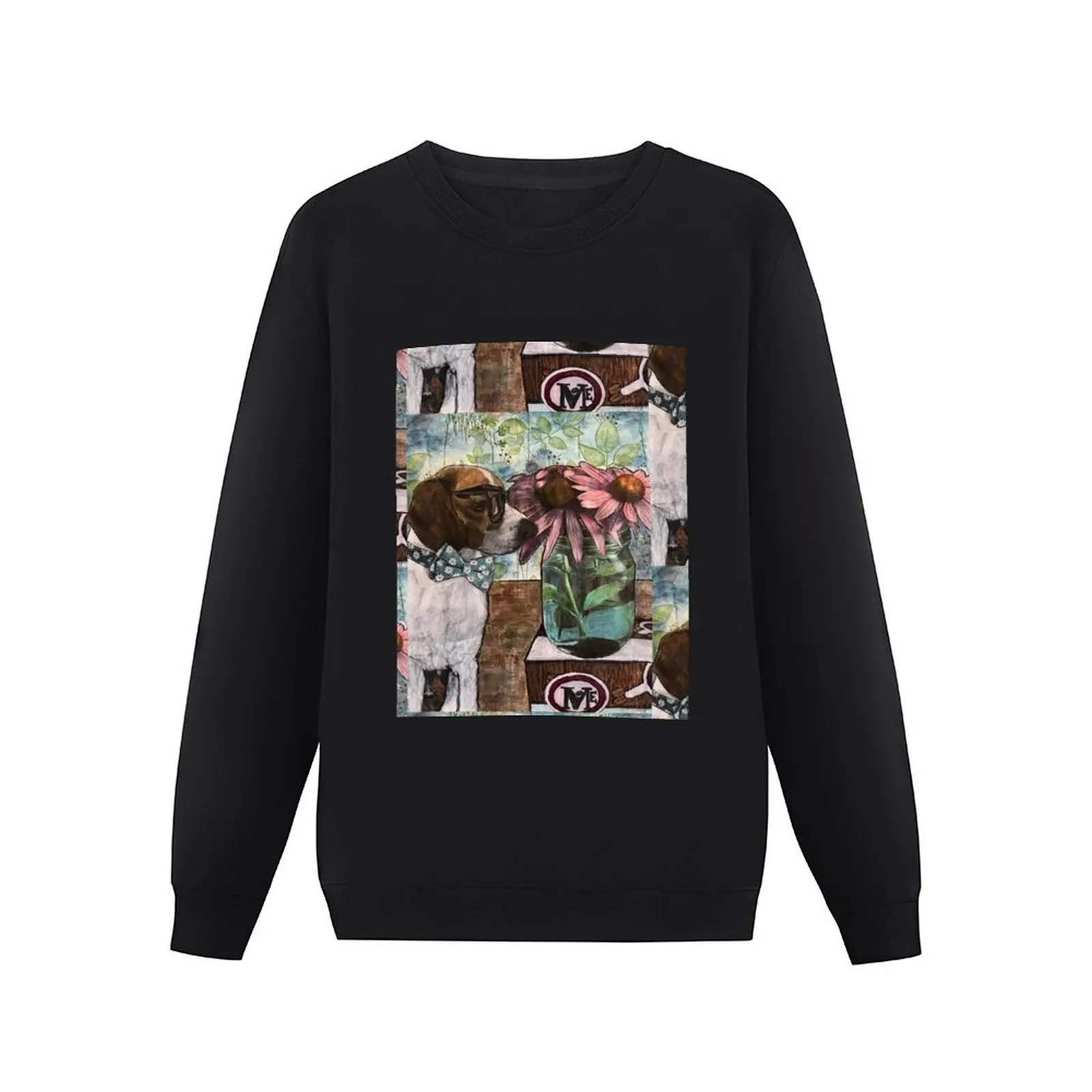 Beagle botanical love пуловер с капюшоном осенняя куртка мужская толстовка