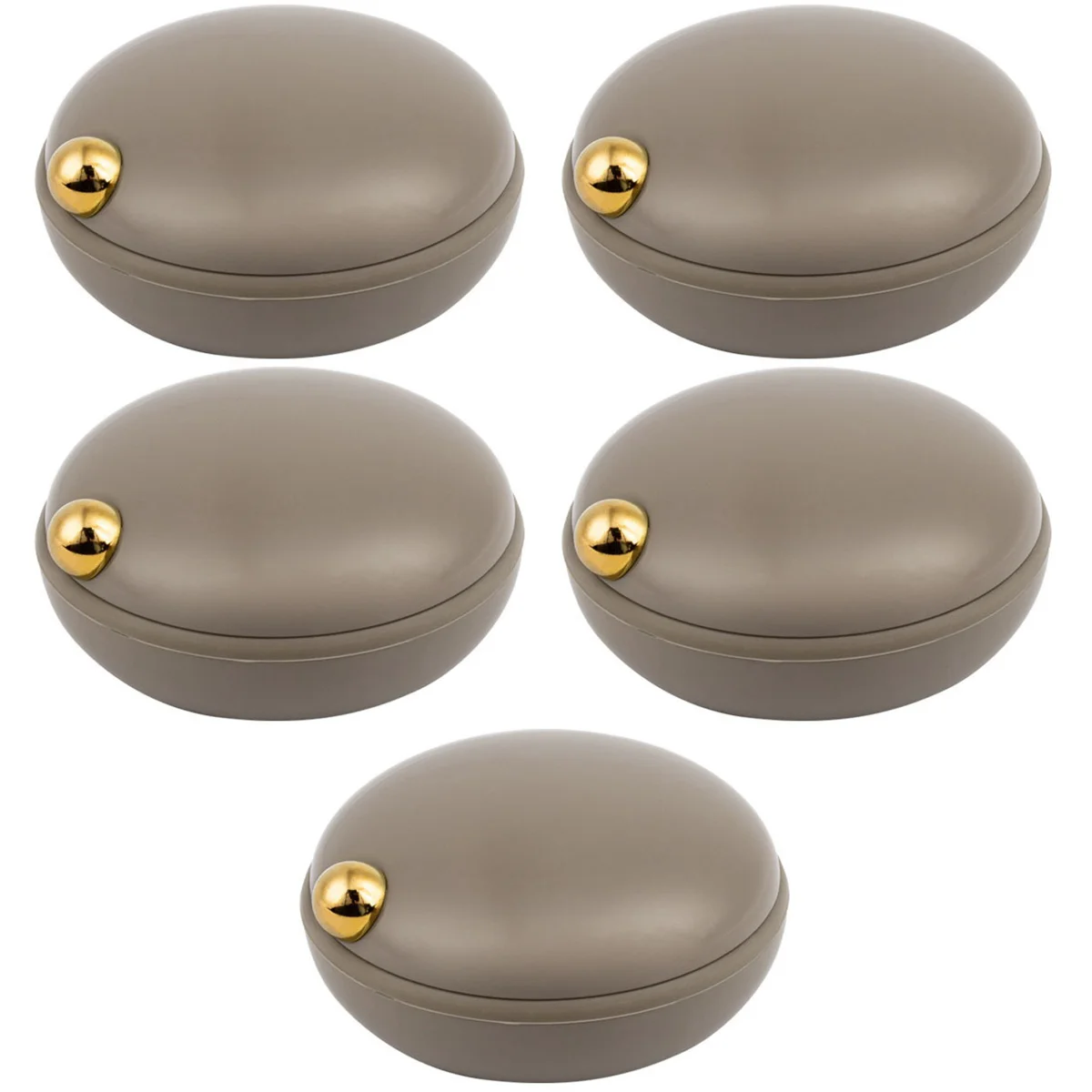 

5pcs Pills Case Outdoor Portable Pills Box Travel Compartment Pills Organizer