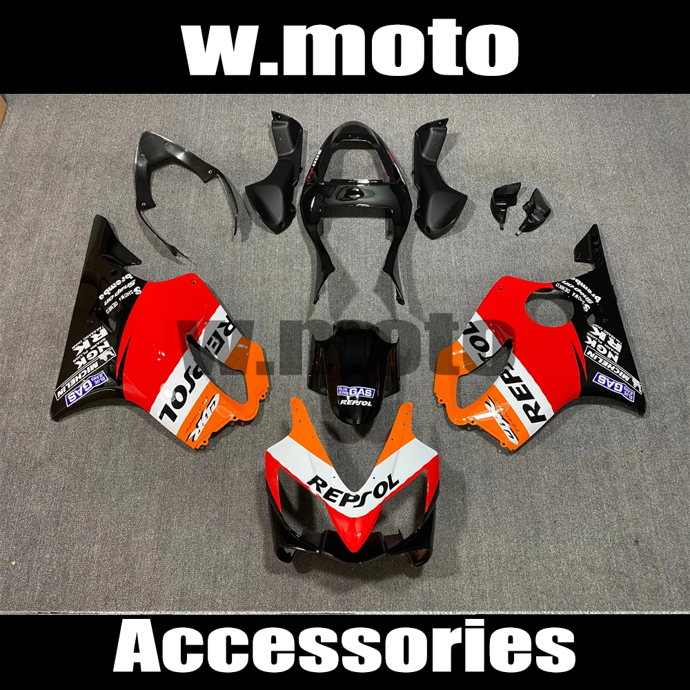 Комплект обтекателей для мотоцикла кузов из АБС-пластика HONDA CBR600F CBR 600F F4I Repsol 2001 2002