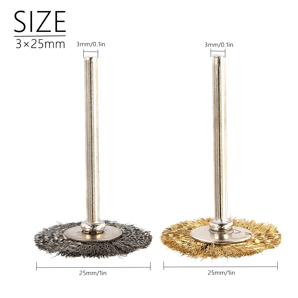 

36 шт., щётка из гибкой стальной проволоки, без царапин