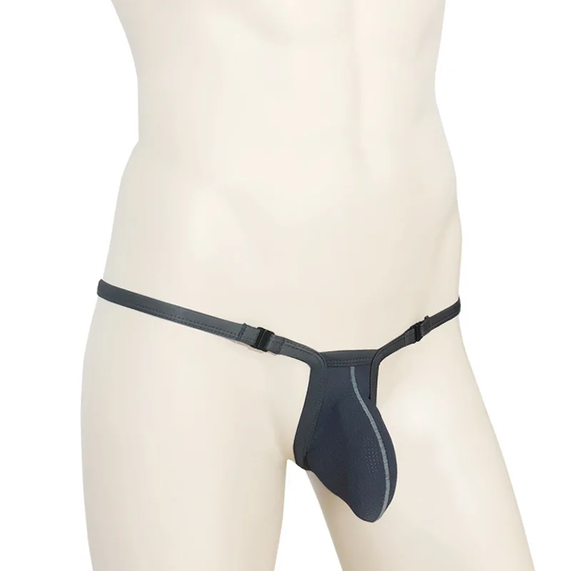 

Men Thongs Sexy Cock Pouch Underpants Transparent Mesh Erotic Panties Male Mini Micro Bikini G Strings Swim Tangas T-back Cueca
