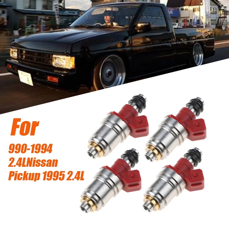 

4 шт. Топливные форсунки для автомобилей Hitachi 16600-86G00 для Nissan Pickup D21 2.4L 1990-1995 JS21-1/ FJ564/ FJ342 Замена