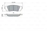 

BOSCH 0986424840 REAR BRAKE BALATASI TOYOTA CHR 1,2 2016 KAMPANYALI (.)