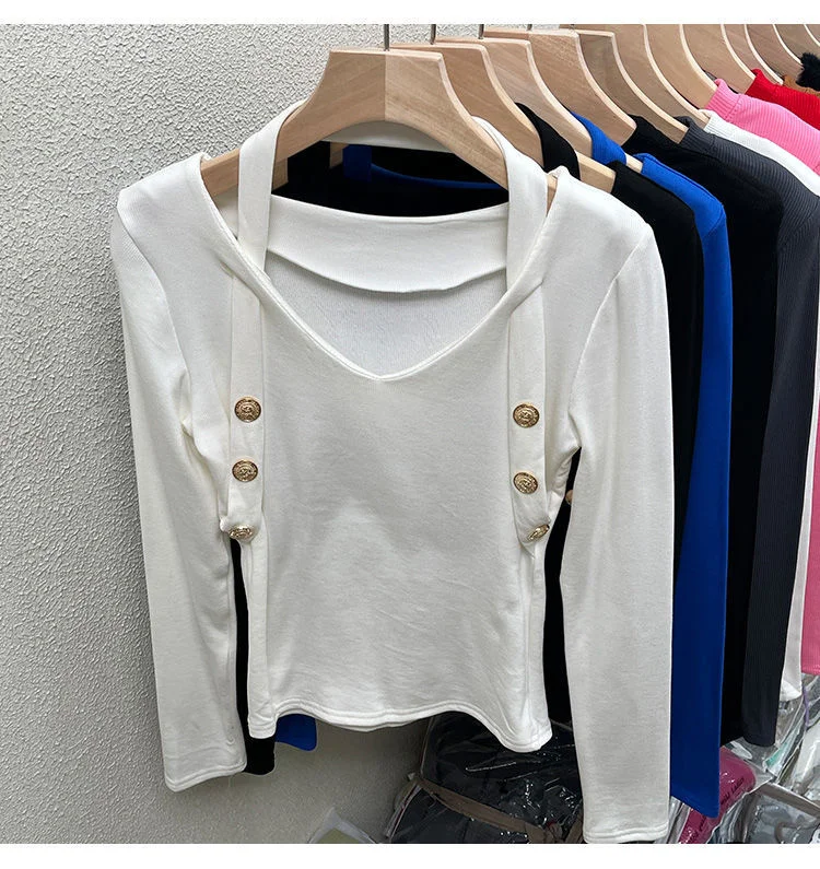 

Fashion zc794 women Tops & Tees 2022 Runway Luxury European Design party style T-Shirts Women's Clothing