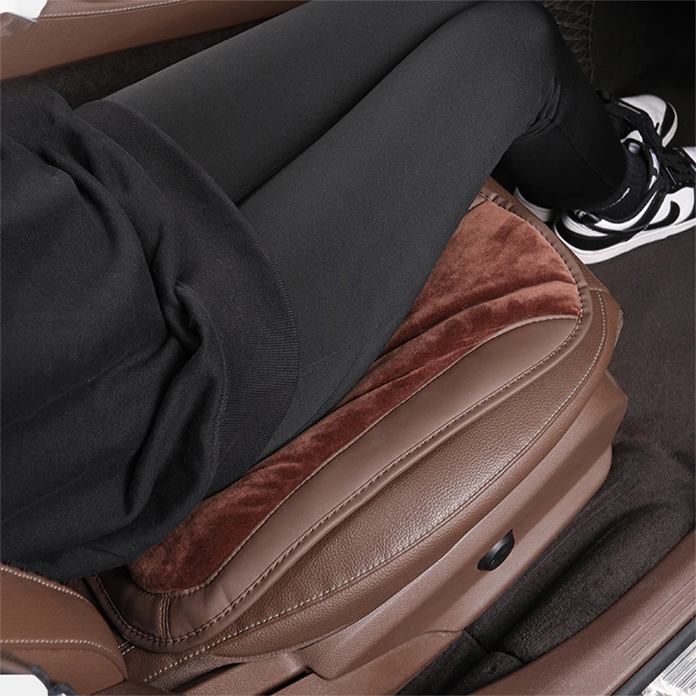 Автомобильные всесезонные Нескользящие дышащие подушки для сидений фланелевые