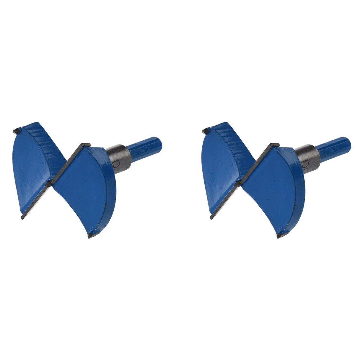 

2pcs 70mm Cutting Diameter Hinge Boring Drill Bit Blue Gray