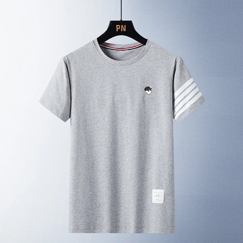 Malbon Men's Golf Shirt Hooded Summer 2023 New Trendy Pullover Round Neck Short Sleeve Loose Casual Sport Clothing