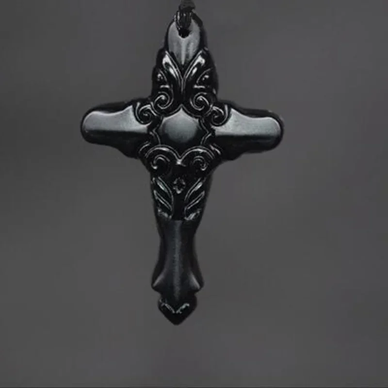 Ювелирные изделия из натурального обсидиана восемь видов