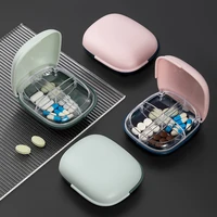 waterproof 4grid pill box medicine storage travel square case for tablets vitamin container plastic box drug organizer box