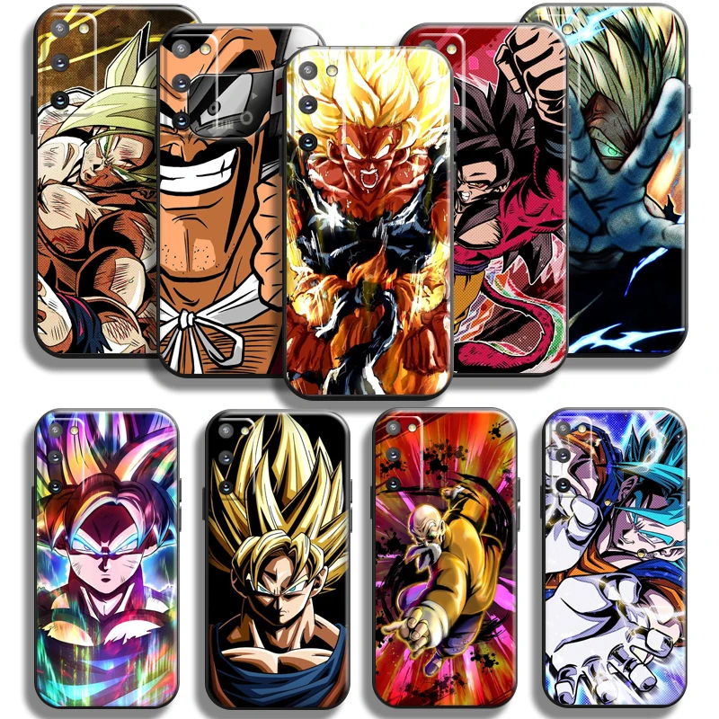 

Japan Anime Dragon Ball Goku For Samsung Galaxy S22 S21 S20 S10 10E S9 S8 Plus S22 S21 S20 Ultra FE 5G Phone Case Black TPU