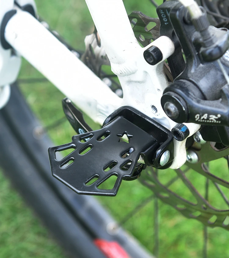 

Bicycle Back Seat Manganese Steel Pedal Mountain Bike Children's Bicycle Foldable Rear Wheel Carrying Human Foot Parts