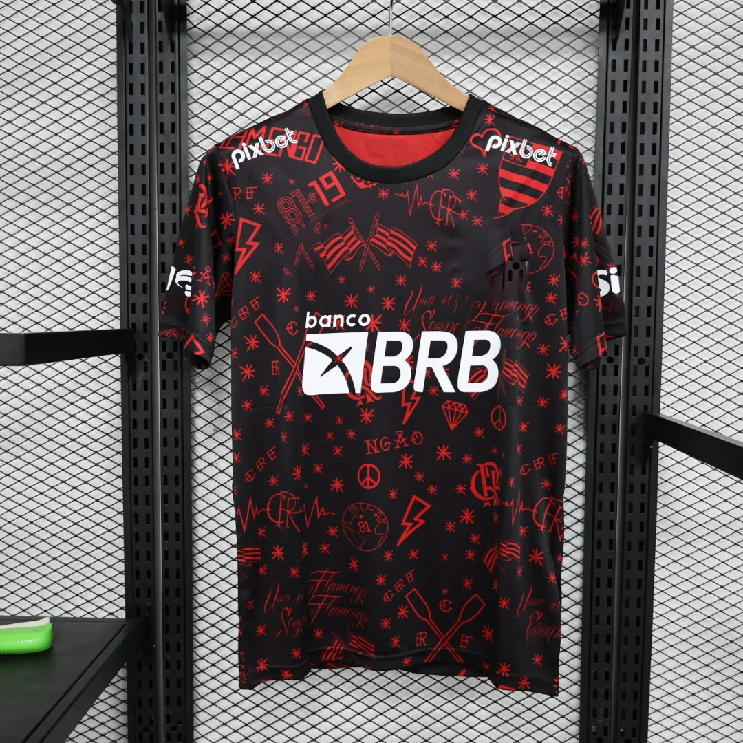 

2023 Brazilian Championship A Series Clothing Away Home Jersey Short Sleeved Soccer Ball Team Contest T-Shirts Football Training