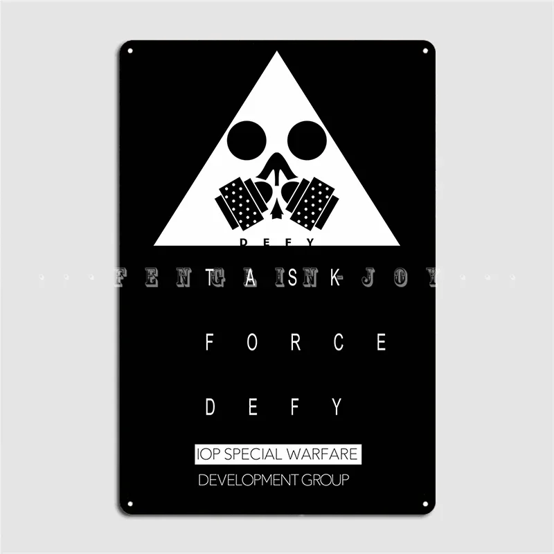 

Металлический знак Girls Frontline Task Force Defy