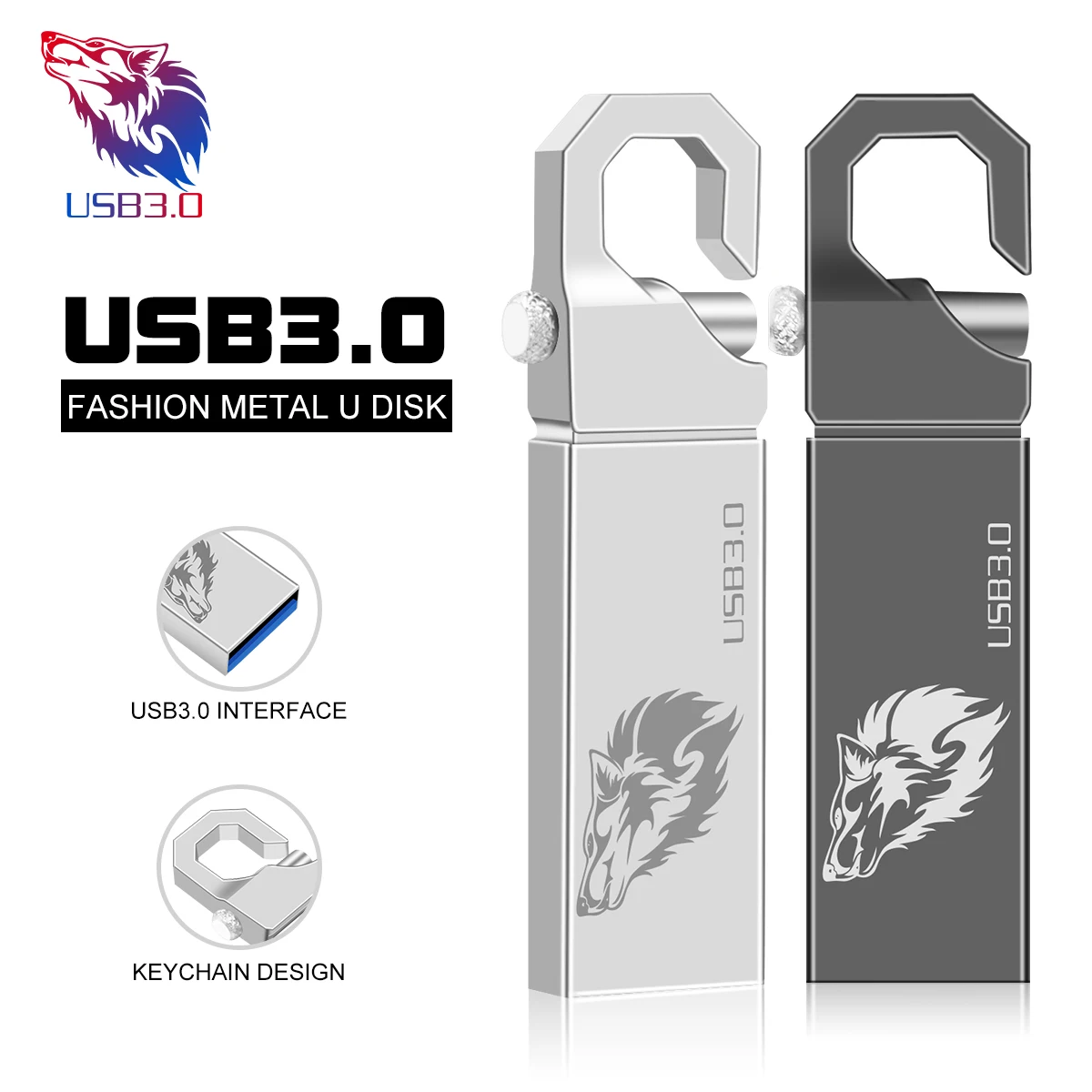 

hot selling Metal super mini USB 3.0 Stick high speed 8GB 16GB 32GB 64GB 128g breal capacity usb3.0 Pendrive Flash Memory stick