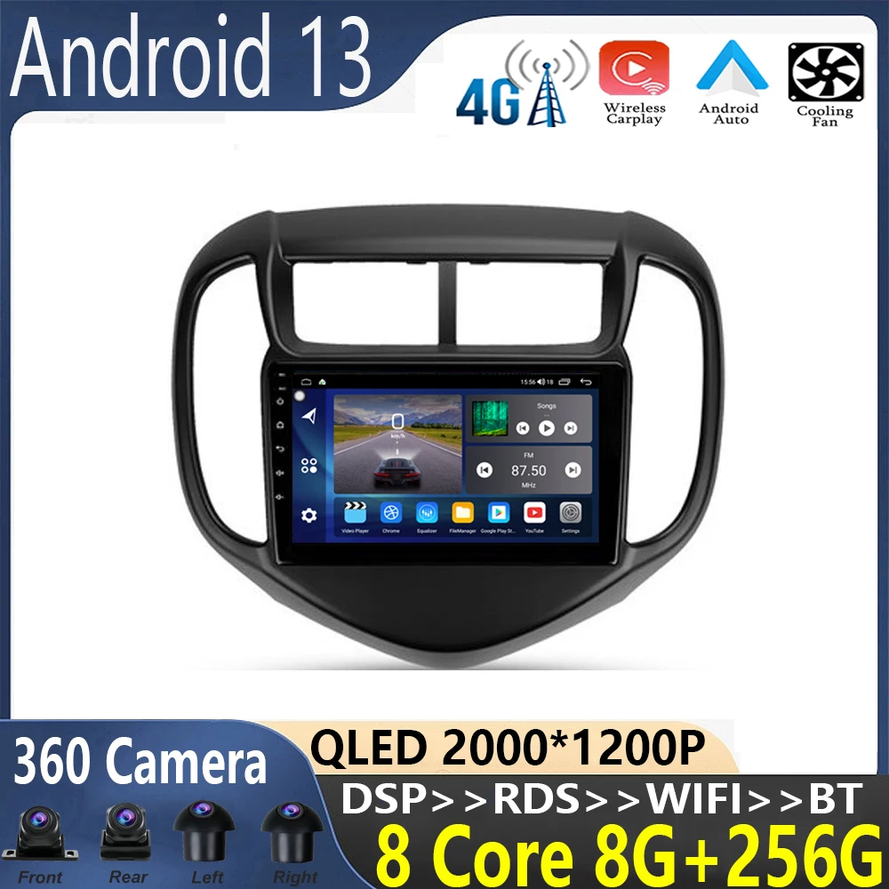 

Автомагнитола на Android 13 для Chevrolet Aveo 3 2016-2021, мультимедийный видеоплеер, навигация, стерео, GPS, 2din, dvd, беспроводной адаптер
