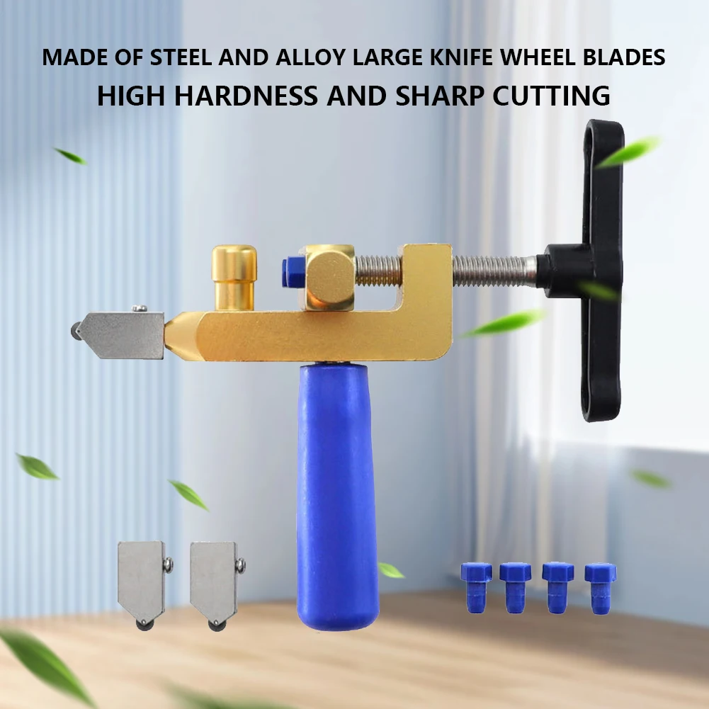

Glass Ceramic Tile Cutter with Knife Wheel Ceramic Tile Opener Multi-Purpose Breaking Divider Knife Durable for Home DIY Cutting