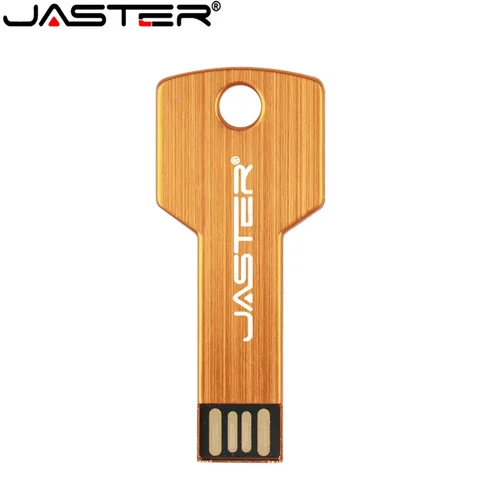 USB-флеш-накопитель JASTER в форме ключа водонепроницаемый, 64/32/16/8/4 ГБ