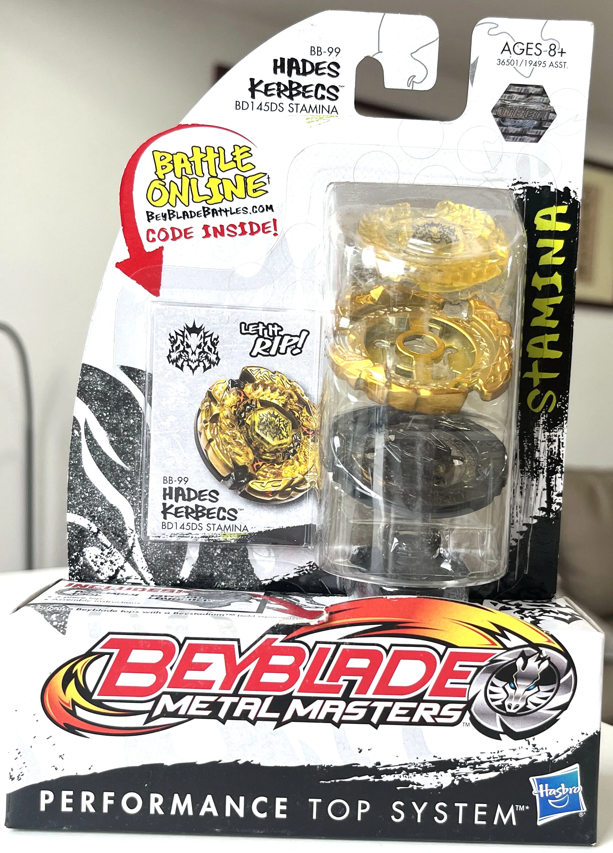 

Металлический Спиннер Hasbro Beyblade Hades Kerbecs BB-99