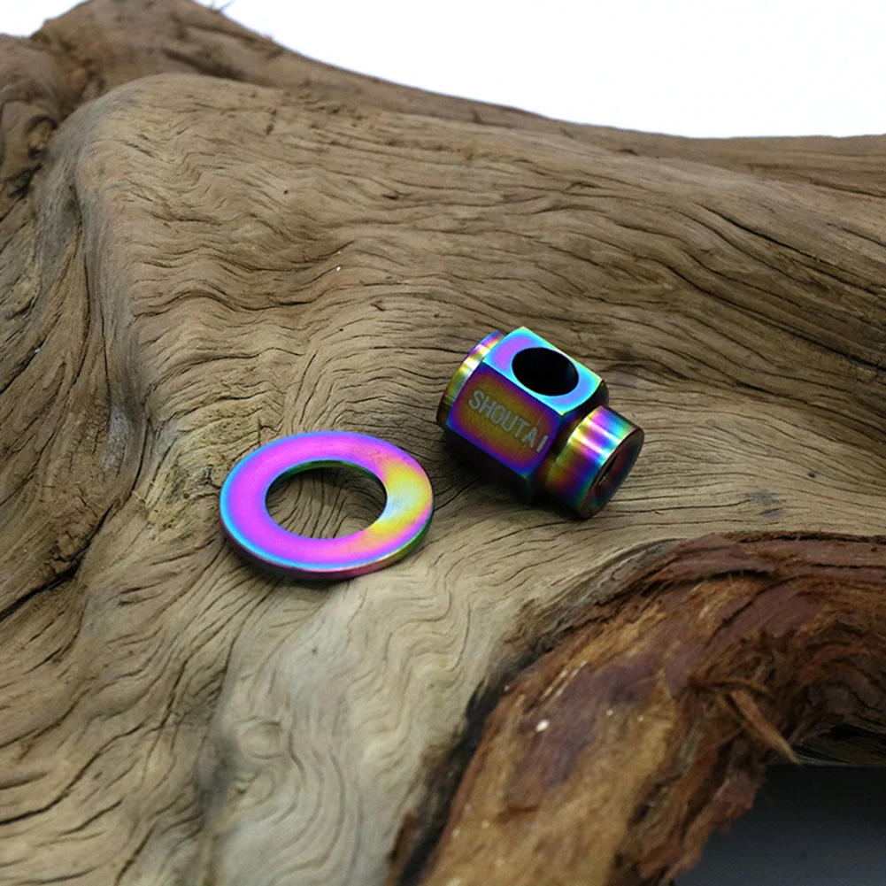 

Nut Chain Tensioner Sporting Goods Black Useful Yellow Colorful Durable Folding Bicycle Gray Inner Shifting Nut