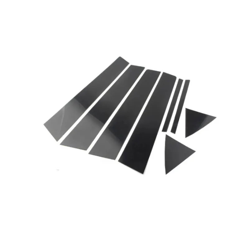 

8x Накладка на окно автомобиля для Hyundai Elantra HD Avante 2007 2008 2009 2010 Черные молдинги Наклейки на столбы Аксессуары для наклеек