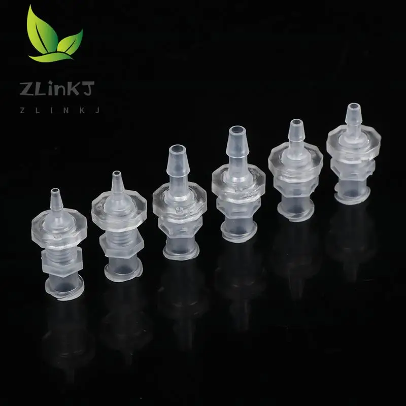 

2Pcs Luer Lock Adapter PP Plastic Air Valve Pipe Subpackaging Instrument Connector