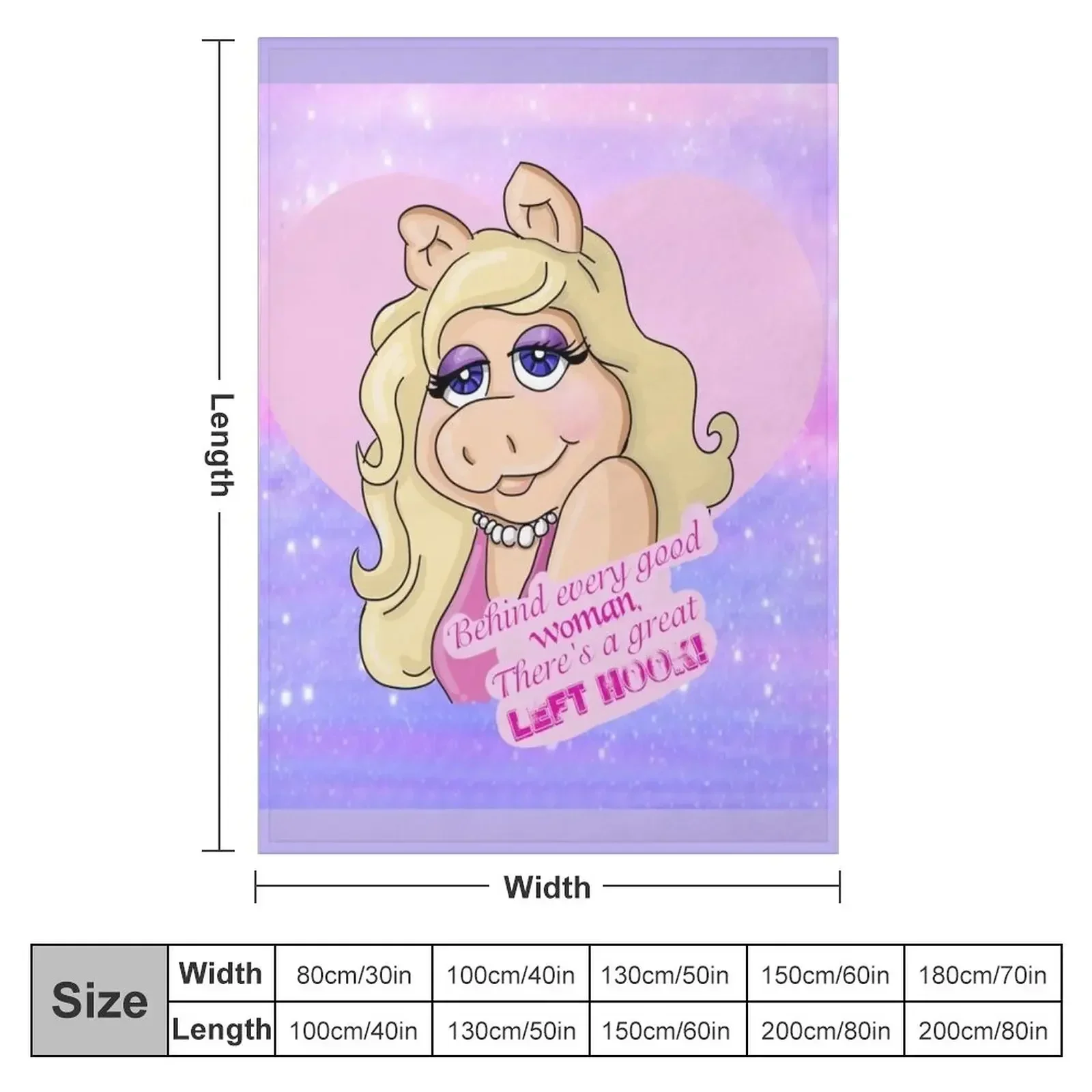 Одеяло Miss Piggy одеяло для дивана винтажные одеяла ретро