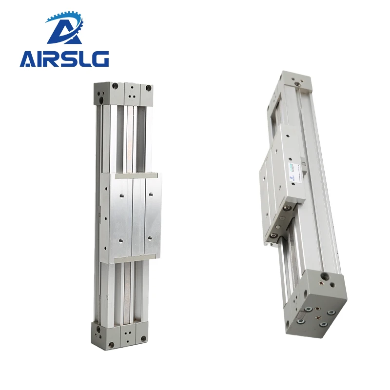 FREE 3D SMC type Mechanically Rodless Cylinder Slide Bearing Guide Type MY1M16-100 MY1M20G-200 MY1M25G-300 MY1M32-500-M9BW