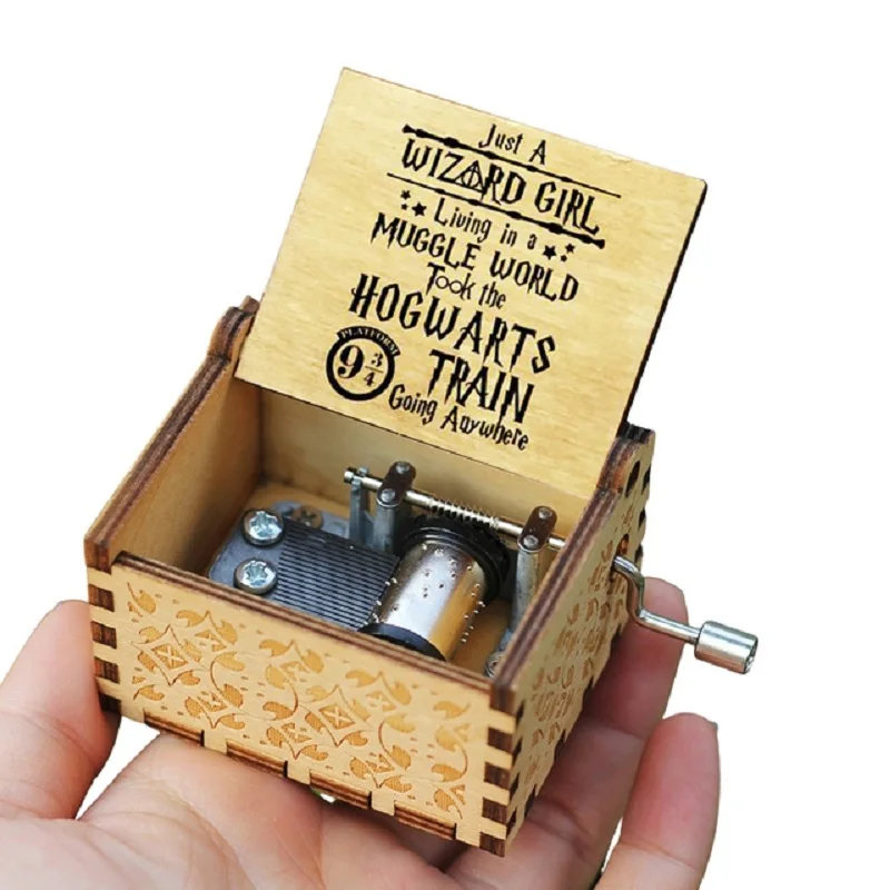 Деревянная музыкальная шкатулка с ручкой королева парка Юрского периода You Are My Sun