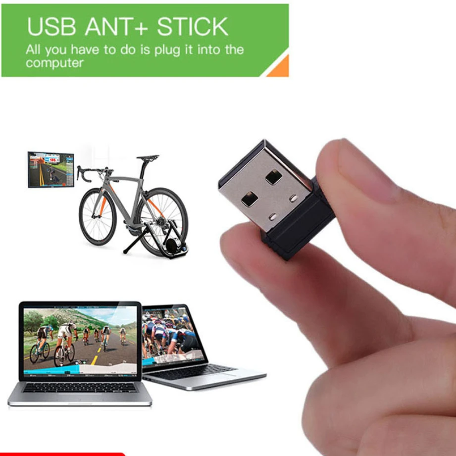 

Мини-адаптер ANT + USB-накопитель адаптер ANT USB-накопитель портативный для Garmin для Zwift для Wahoo Велоспорт Garmin Forerunner