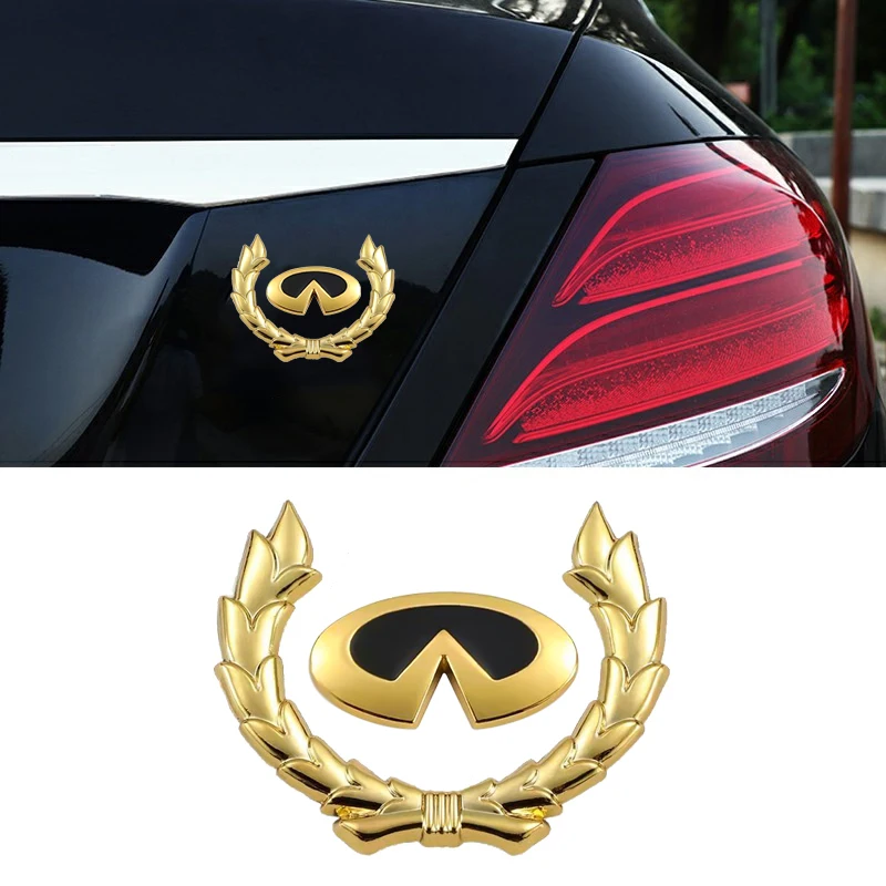 

Aluminum Alloy Car Body Sticker Emblem Decal Styling Accessories for Infiniti G20 G35 FX35 Q30 Q50 Q60 Q70 QX50 QX60 QX70 QX80