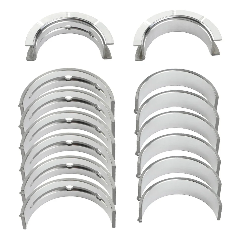 

12 pcs Crankshaft Bearings with 2 pcs Crankshaft Thrust Bearings For Benz 0M352 0M344 0M362 0M353 0M341 87 426 600 87 426 604