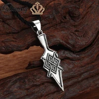 qiming gungir odins spear pendant necklace for men arrow head viking jewelry norse slavic necklace