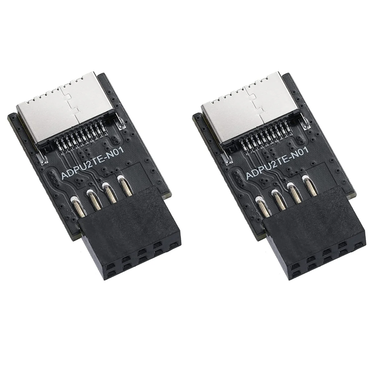 

2 шт., передняя панель USB 2,0 с 9-контактным разъемом на USB Type-E