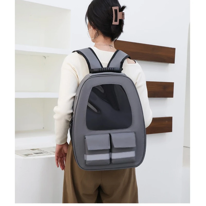 Сумка-переноска для маленьких собак и кошек светоотражающий дышащий дорожный